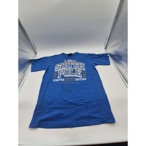 SouthPole T Shirt Limited Edition Signature Series 1991 Blue Size Large